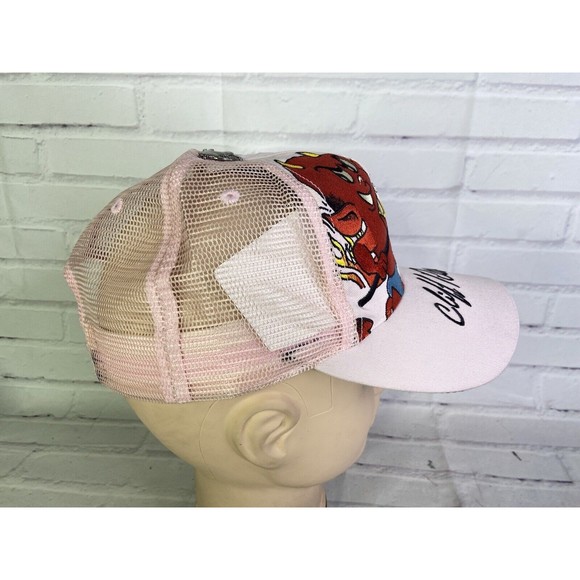 Cliff Raven Artwear Devil Ed Hardy Tattoo Embroidered Mesh Back Snapback Hat Cap - Picture 6 of 9